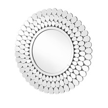 Elegant MR9156 - Sparkle 31.5 in. Contemporary Round Mirror in Clear