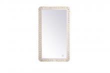 Elegant MRE61832C - Evelyn 18in x 32in Hardwired LED mirror with touch sensor and color changing temperat