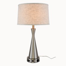 Elegant TL3014 - Brio Collection 1-Light Vintage Nickel Finish Table Lamp
