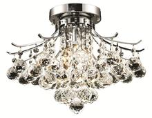 Elegant V8000F16C/RC - Toureg 3 light Chrome Flush Mount Clear Royal Cut Crystal