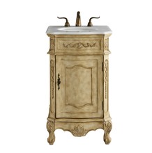 Elegant VF10121AB - 21 In. Single Bathroom Vanity Set In Antique Beige