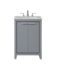 Elegant VF12824GR - 24 In. Single Bathroom Vanity Set In Grey