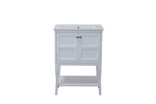 Elegant VF2100 - 2 Doors Cabinet 24 In. X 18 In. X 34 In. In White
