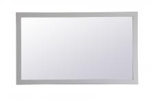 Elegant VM26036GR - Aqua rectangle vanity mirror 60 inch in Grey