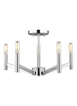 Visual Comfort & Co. Studio Collection 7724305-05 - Five Light Semi-Flush Mount