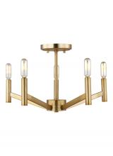 Visual Comfort & Co. Studio Collection 7724305-848 - Five Light Semi-Flush Mount