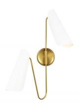 Visual Comfort & Co. Studio Collection AEW1002BBSMWT - Two Light Sconce