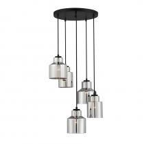 Savoy House Meridian M10091MBK - 5-light Chandelier In Matte Black