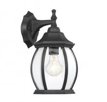 Savoy House Meridian M50053BK - 1-Light Outdoor Wall Lantern in Black