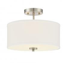 Savoy House Meridian M60008BN - 2-light Ceiling Light In Brushed Nickel