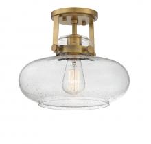 Savoy House Meridian M60064NB - 1-Light Ceiling Light in Natural Brass