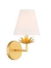 Savoy House Meridian M90078TG - 1-Light Wall Sconce in True Gold