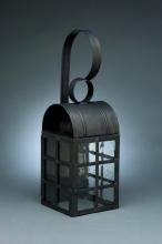 Northeast Lantern 6131-AB-MED-CLR - Culvert Top H-Bars Wall Antique Brass Medium Base Socket Clear Glass