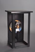 Northeast Lantern 8961-DB-MED-CSG-MR40 - Wall Dark Brass Medium Base Socket Clear Seedy Glass With Mirrored Reflector
