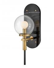Hinkley 34590BK - Single Light Sconce