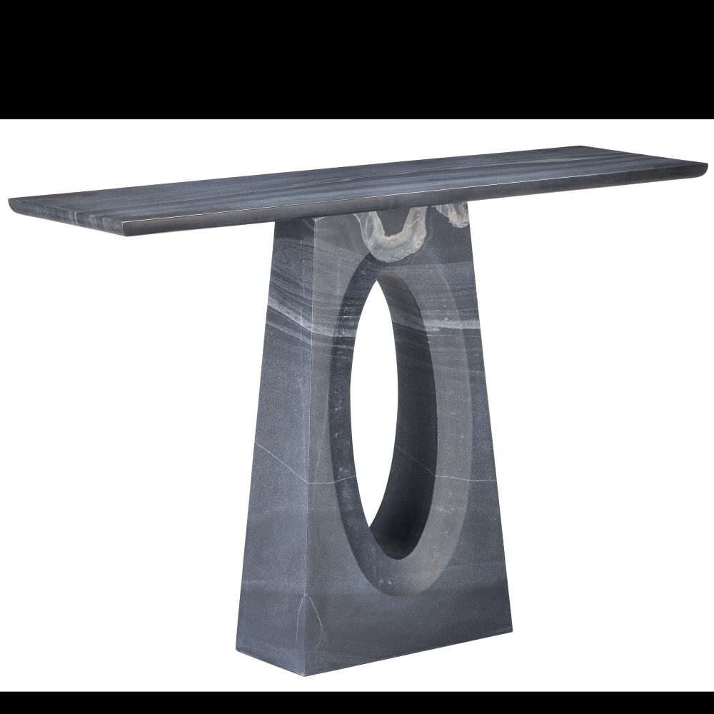Demi Black Console Table