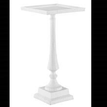 Currey 4000-0179 - Jena White Accent Table