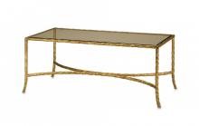 Currey 4057 - Gilt Twist Cocktail Table