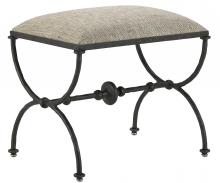 Currey 7000-0992 - Agora Peppercorn Ottoman