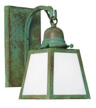 Arroyo Craftsman AB-1TCR-BK - a-line shade wall mount with t-bar overlay