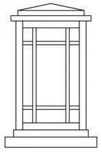 Arroyo Craftsman AVC-6M-RC - 6" avenue column mount