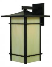 Arroyo Craftsman KAB-9TSAM-BZ - 9" katsura wall mount with toshi overlay
