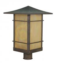 Arroyo Craftsman KAP-12TSM-P - 12" katsura post mount with toshi overlay