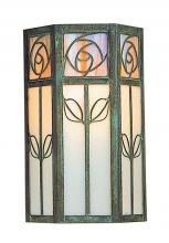 Arroyo Craftsman SCW-12REC-P - 12" saint clair flush wall mount