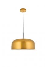 Elegant LD4074D16SG - Exemplar Hanging W16.5"*H8" Satin Gol